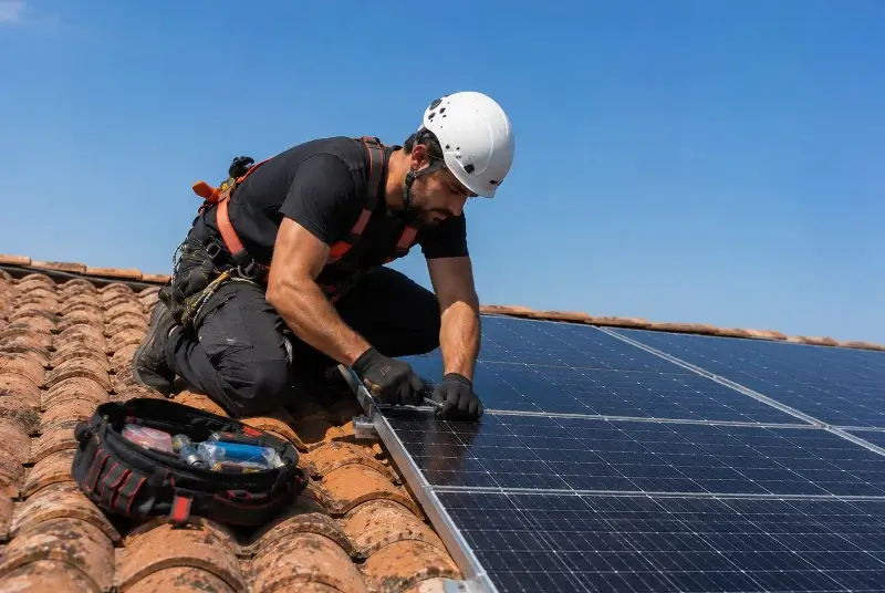 Maintenance et monitoring de panneaux solaires à la Plaine